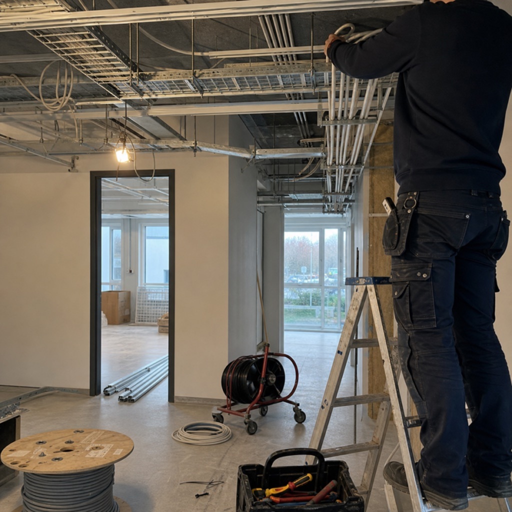 El-arbejde i erhvervsbyggeri - D-EL