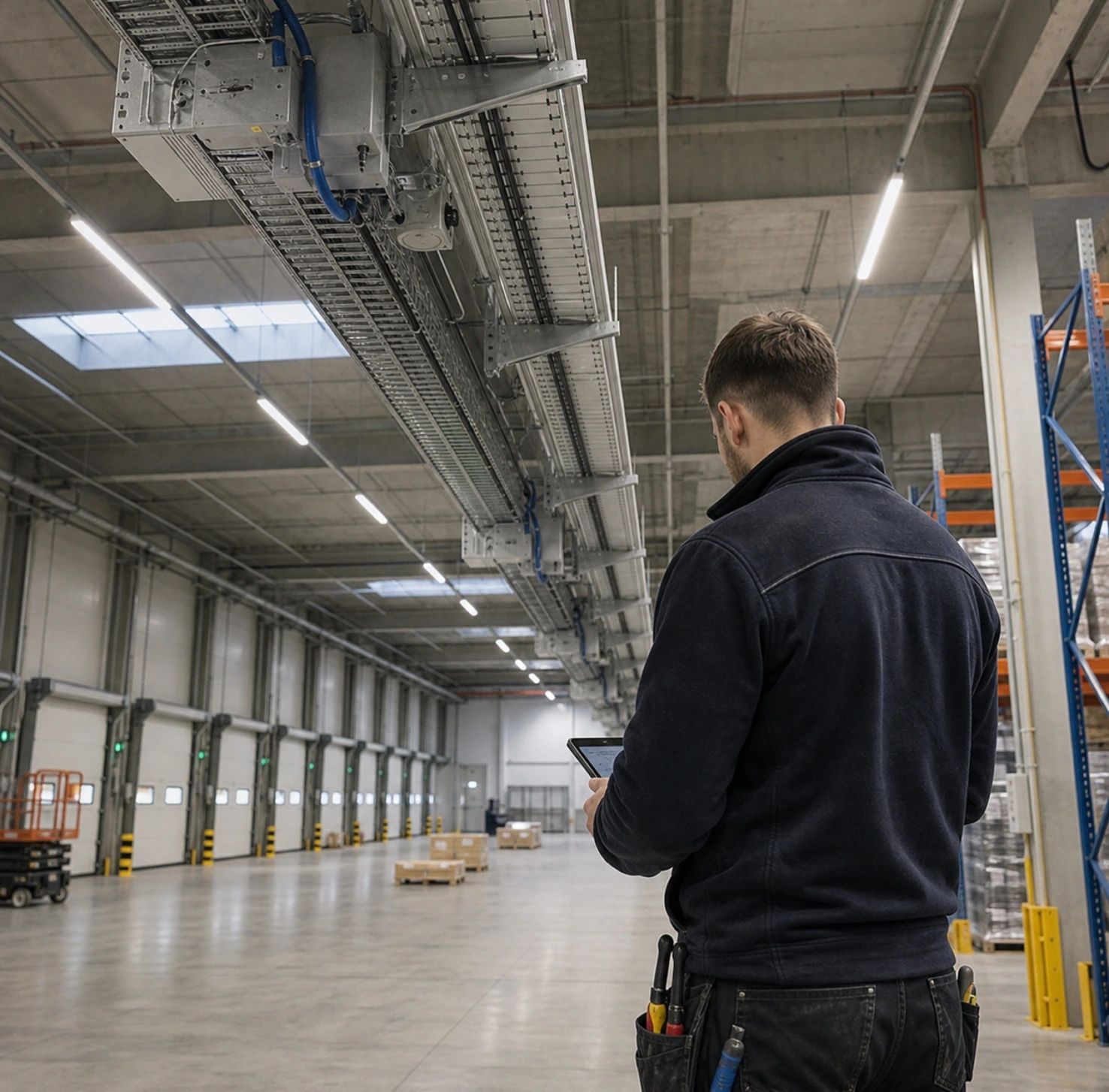 Elinstallation i logistikcenter